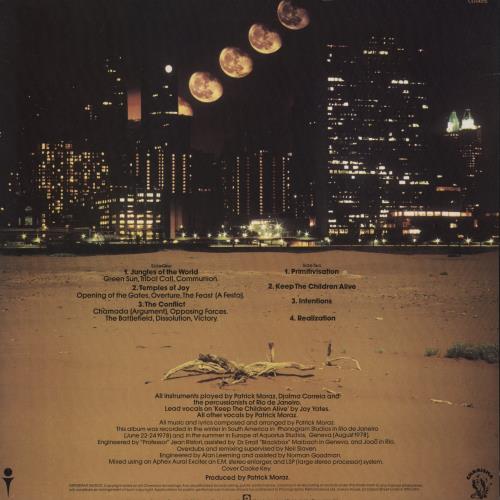 Patrick Moraz Patrick Moraz + Poster vinyl LP album (LP record) UK ZMPLPPA186462