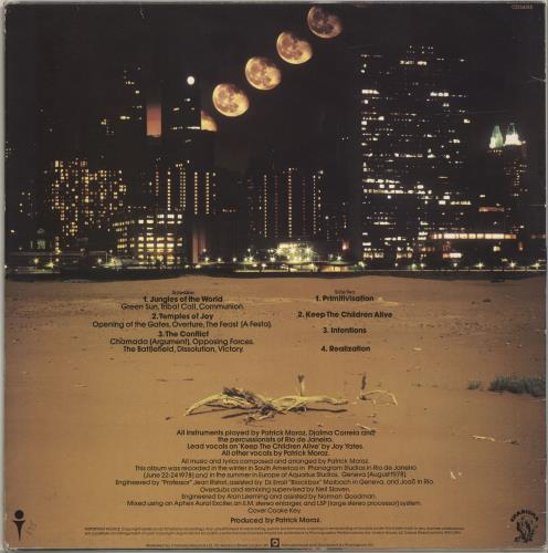 Patrick Moraz Patrick Moraz vinyl LP album (LP record) UK ZMPLPPA699108