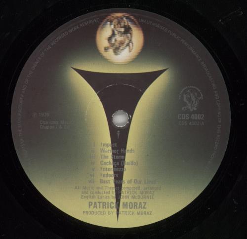 Patrick Moraz The Story Of 'i' - EX vinyl LP album (LP record) UK ZMPLPTH675137