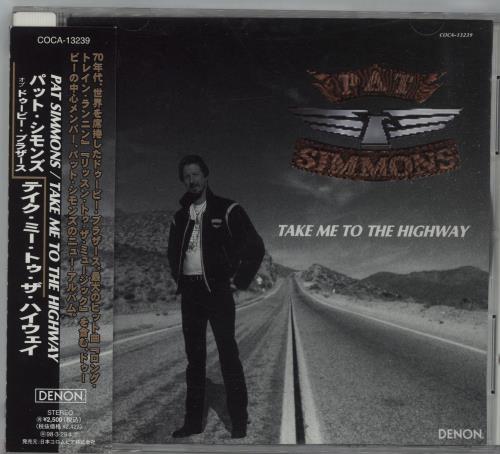 Patrick Simmons Take Me To The Highway CD album (CDLP) Japanese PC6CDTA665291