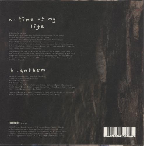 Patrick Wolf Time Of My Life - White Vinyl 7" vinyl single (7 inch record / 45) UK PWF07TI628883