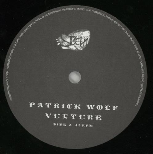 Patrick Wolf Vulture 7" vinyl single (7 inch record / 45) UK PWF07VU872351