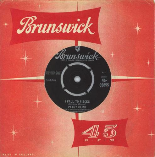 Patsy Cline I Fall To Pieces 7" vinyl single (7 inch record / 45) UK P-C07IF419893