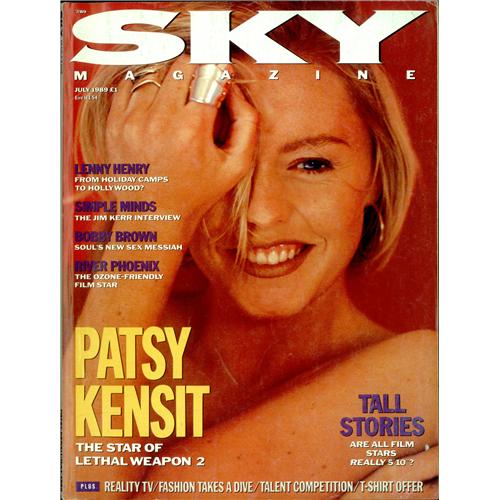 Patsy Kensit Sky - July 1989 magazine UK KENMASK422018