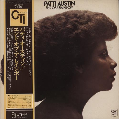 Patti Austin End Of A Rainbow - White label + Obi vinyl LP album (LP record) Japanese P.ALPEN872567