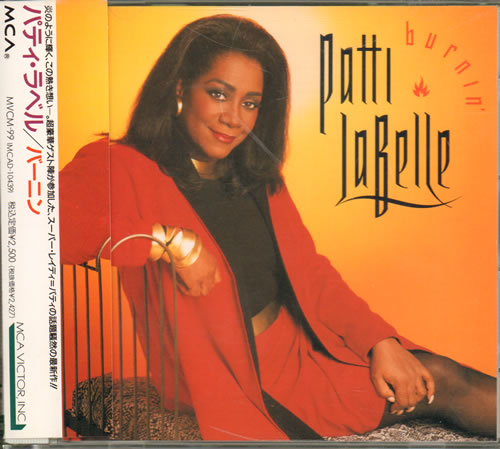 Patti LaBelle Burnin' CD album (CDLP) Japanese LABCDBU641755