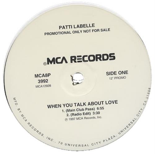 Patti LaBelle When You Talk About Love 12" vinyl single (12 inch record / Maxi-single) US LAB12WH97398
