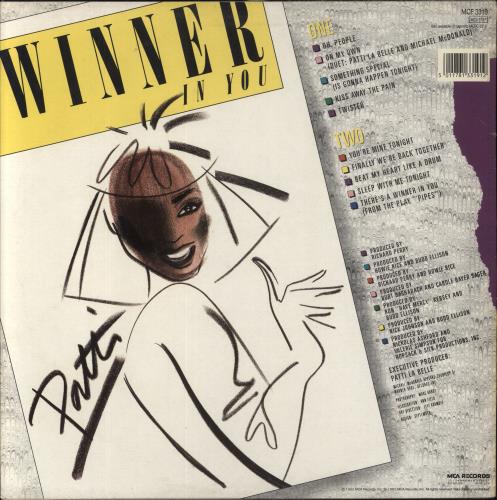 Patti LaBelle Winner In You vinyl LP album (LP record) UK LABLPWI419169