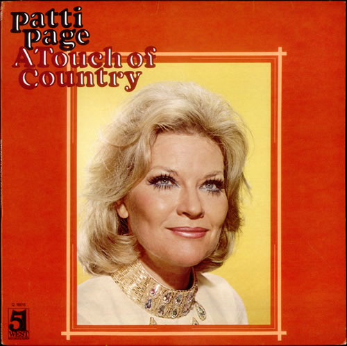Patti Page A Touch Of Country vinyl LP album (LP record) US PP-LPAT529356