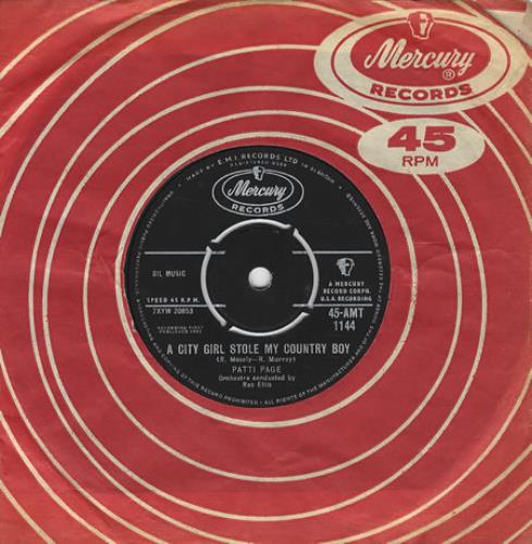 Patti Page Dondi 7" vinyl single (7 inch record / 45) UK PP-07DO408570