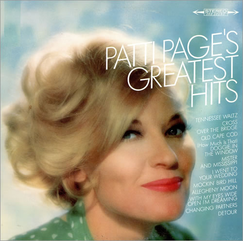 Patti Page Greatest Hits vinyl LP album (LP record) Japanese PP-LPGR460906