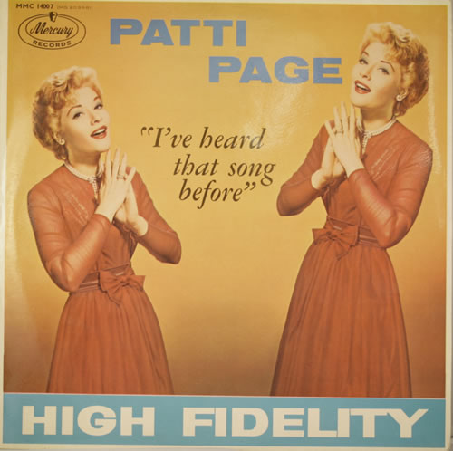 Patti Page I've Heard That Song Before vinyl LP album (LP record) UK PP-LPIV559546