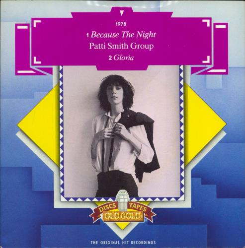 Patti Smith Because The Night - Picture Sleeve 7" vinyl single (7 inch record / 45) UK PTI07BE767305