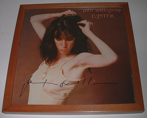 Patti Smith Easter - Framed & Autographed memorabilia UK PTIMMEA328767