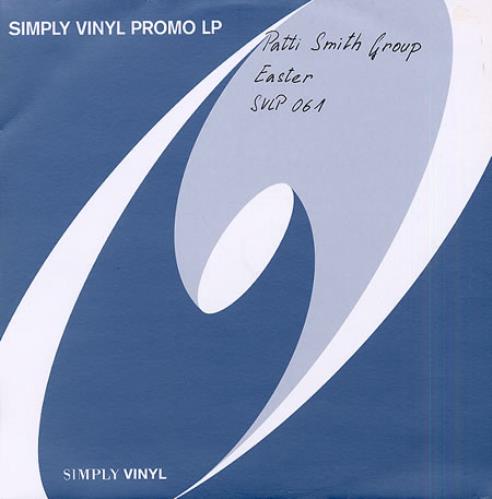 Patti Smith Easter - Test Pressing vinyl LP album (LP record) UK PTILPEA343961