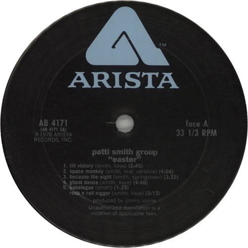 Patti Smith Easter vinyl LP album (LP record) US PTILPEA670897