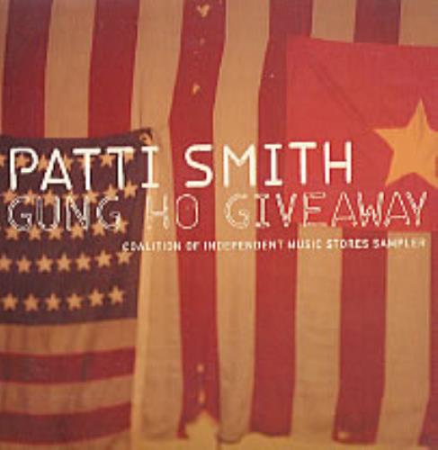 Patti Smith Gung Ho Giveaway Live CD single (CD5 / 5") US PTIC5GU199628