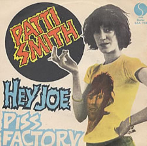 Patti Smith Hey Joe 7" vinyl single (7 inch record / 45) Italian PTI07HE207660