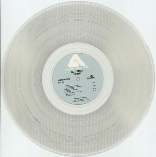 Patti Smith Horses - Clear Vinyl vinyl LP album (LP record) UK PTILPHO885097