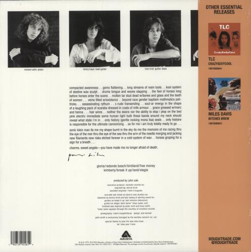 Patti Smith Horses - Clear Vinyl vinyl LP album (LP record) UK PTILPHO885097