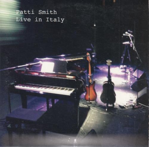 Patti Smith Live In Italy - Autographed CD album (CDLP) UK PTICDLI776888