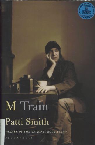 Patti Smith M Train - Autographed book UK PTIBKMT783041