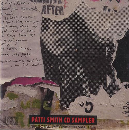 Patti Smith Patti Smith C.D. Sampler CD album (CDLP) UK PTICDPA45041