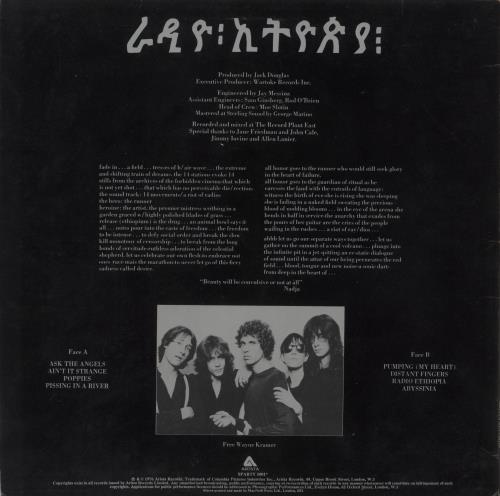 Patti Smith Radio Ethiopia - EX vinyl LP album (LP record) UK PTILPRA636886