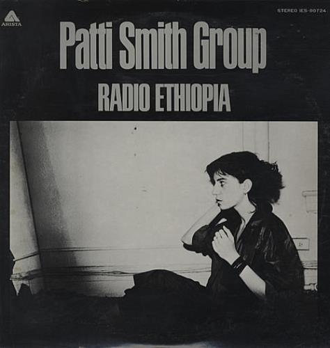 Patti Smith Radio Ethiopia vinyl LP album (LP record) Japanese PTILPRA133736
