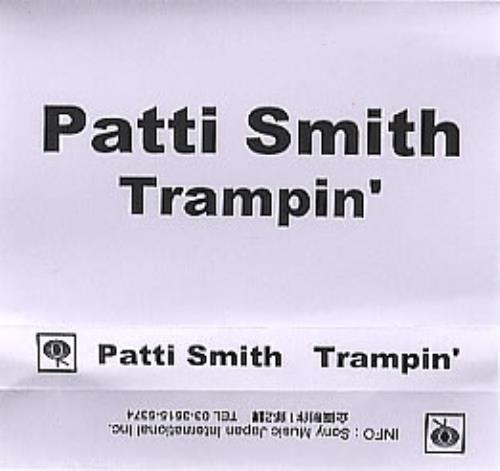 Patti Smith Trampin' cassette album Japanese PTICLTR351070