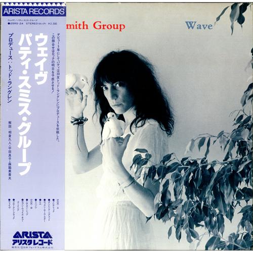 Patti Smith Wave + Obi vinyl LP album (LP record) Japanese PTILPWA413611