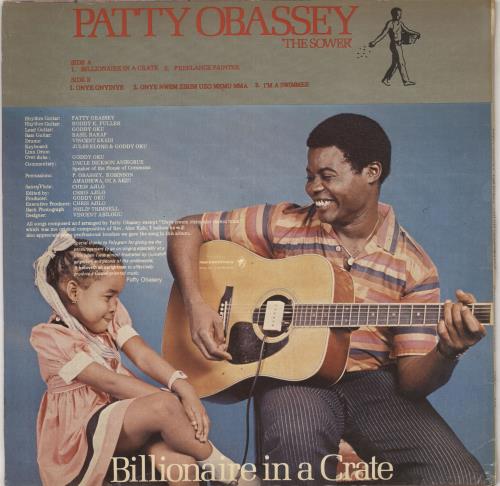 Patty Obassey Billionaire In A Crate vinyl LP album (LP record) African 0G6LPBI736598