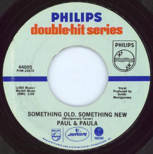 Paul And Paula Hey Paula 7" vinyl single (7 inch record / 45) US P+P07HE805436