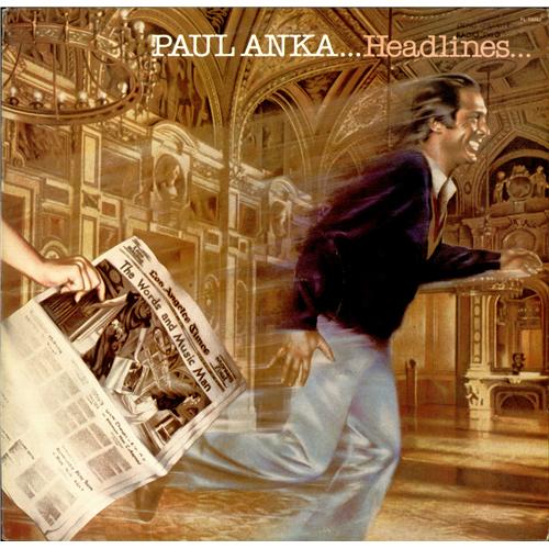 Paul Anka Headlines vinyl LP album (LP record) UK NKALPHE426167