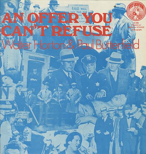 Paul Butterfield An Offer You Can't Refuse vinyl LP album (LP record) UK PBULPAN337816