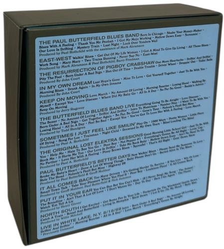 Paul Butterfield Complete Albums 1965-1980 CD Album Box Set UK PBUDXCO866182
