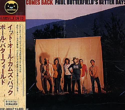 Paul Butterfield It All Comes Back CD album (CDLP) Japanese PBUCDIT296142