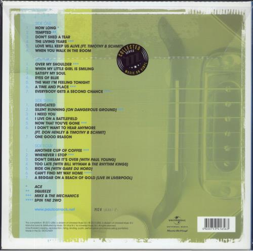 Paul Carrack Collected - Blue Vinyl + Numbered - Sealed 2-LP vinyl record set (Double LP Album) Dutch PCA2LCO726074