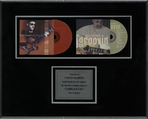 Paul Carrack Satisfy My Soul / Groovin in-house award disc UK PCAAISA601016