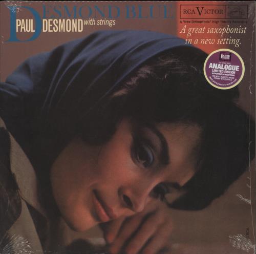 Paul Desmond Desmond Blue - 180gm - Sealed vinyl LP album (LP record) US PDSLPDE874412