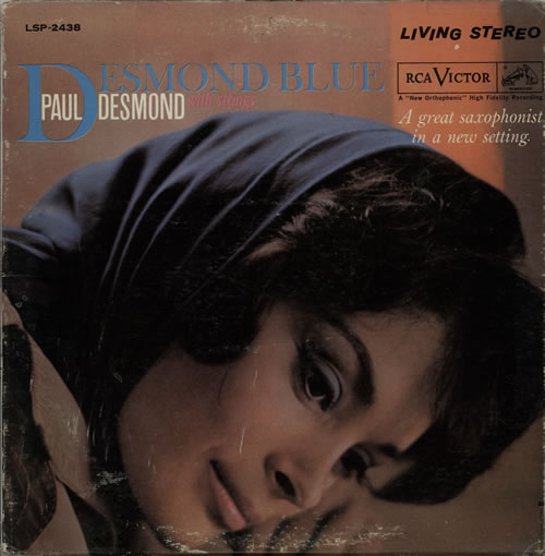 Paul Desmond Desmond Blue vinyl LP album (LP record) US PDSLPDE583564