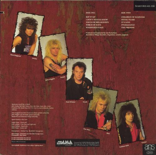 Paul Dianno Children Of Madness vinyl LP album (LP record) German P-DLPCH799938