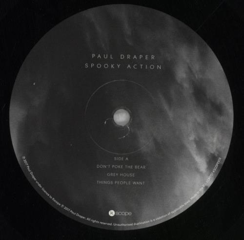 Paul Draper Spooky Action - 180 Gram + Opened Shrink 2-LP vinyl record set (Double LP Album) UK QAY2LSP837191