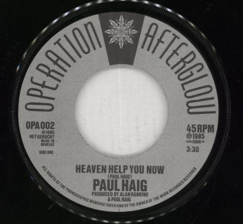 Paul Haig Heaven Help You Now 7" vinyl single (7 inch record / 45) Belgian PAH07HE315730