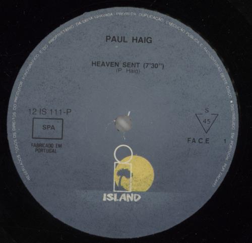 Paul Haig Heaven Sent 12" vinyl single (12 inch record / Maxi-single) UK PAH12HE150432