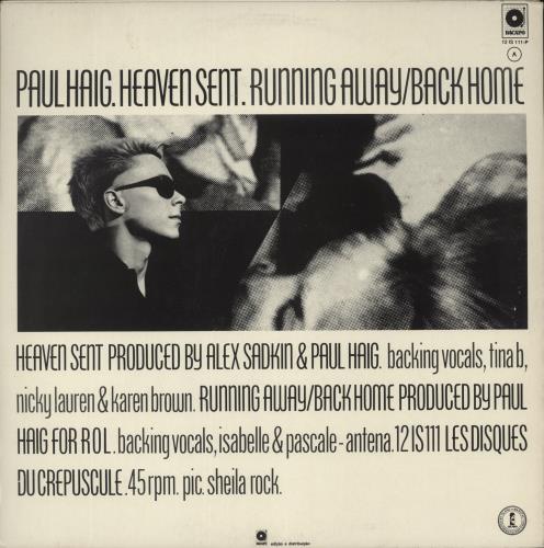 Paul Haig Heaven Sent 12" vinyl single (12 inch record / Maxi-single) UK PAH12HE150432