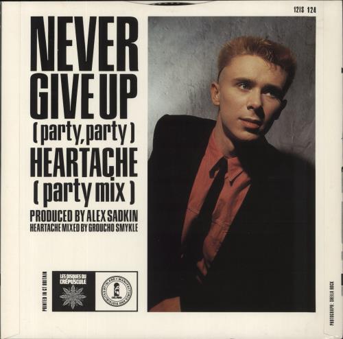 Paul Haig Never Give Up (Party, Party) 12" vinyl single (12 inch record / Maxi-single) UK PAH12NE156492