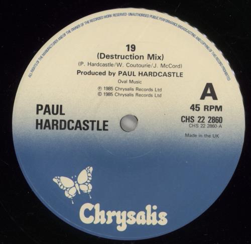 Paul Hardcastle 19 (Destruction Mix) 12" vinyl single (12 inch record / Maxi-single) UK PHA12DE38915