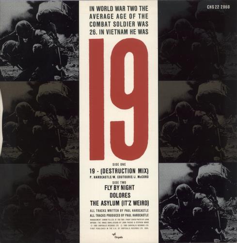 Paul Hardcastle 19 (Destruction Mix) 12" vinyl single (12 inch record / Maxi-single) UK PHA12DE38915