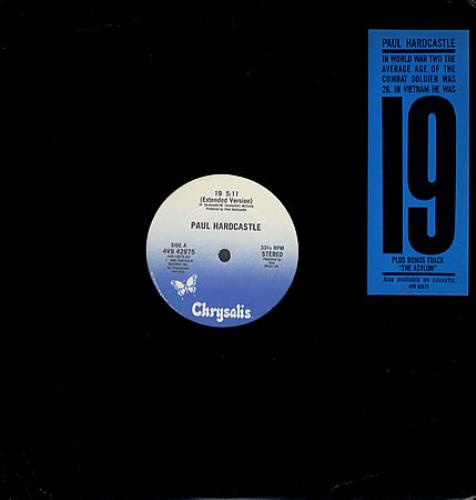 Paul Hardcastle 19 - Nineteen 12" vinyl single (12 inch record / Maxi-single) US PHA12NI83987
